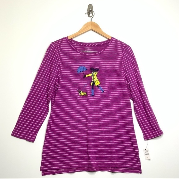 Talbots Tops - TALBOTS Crew-Neck Shirt. Size Medium. (NWT)